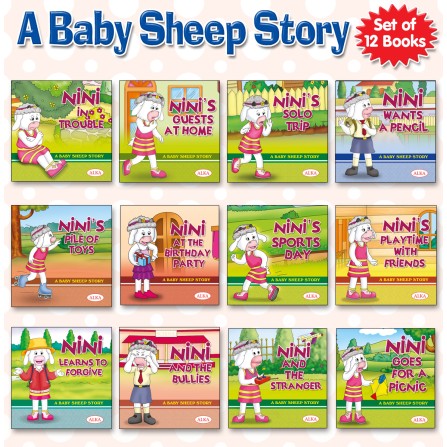 NINI - A Baby Sheep Story - Set Of 12 Books, Story Book